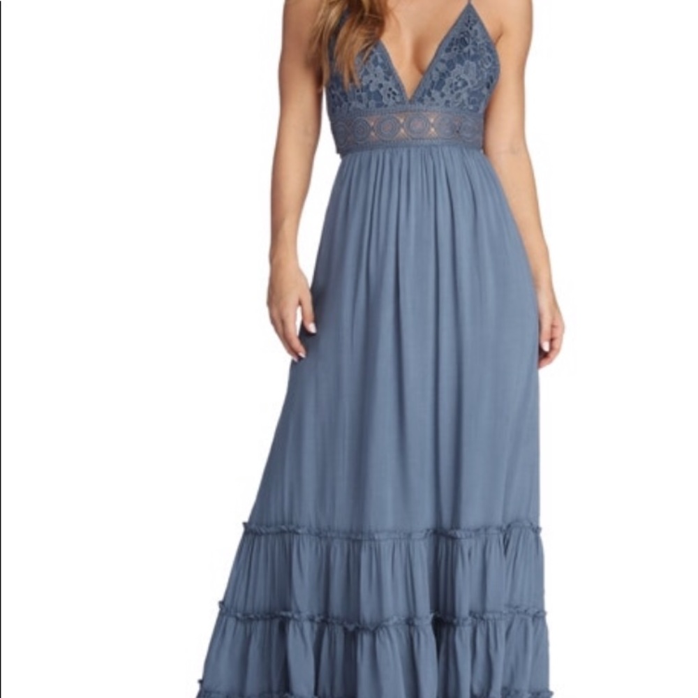 Crochet maxi dress